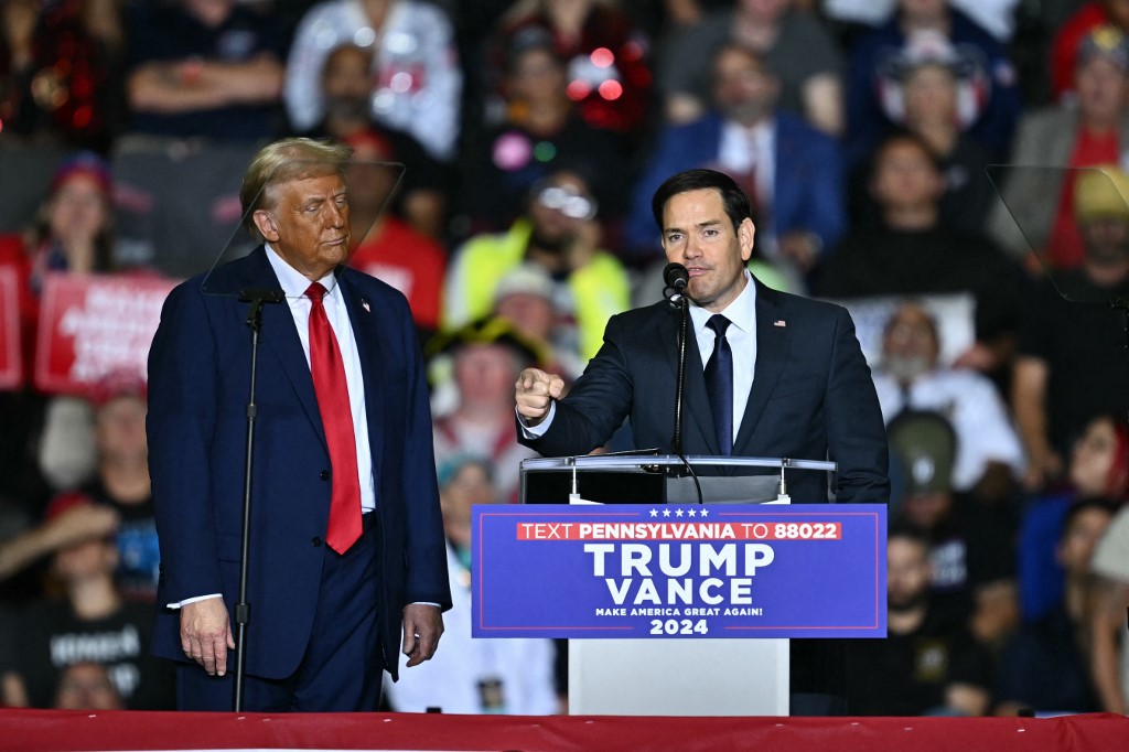 Senador Marco Rubio e Donald Trump