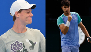 Sinner e Alcaraz caem em grupos distintos no ATP Finals em Turim