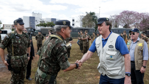 Mário e Bolsonaro em evento