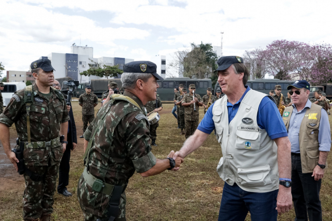 Mário e Bolsonaro em evento