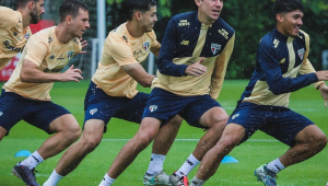 Treino do São Paulo no CCT da Barra Funda