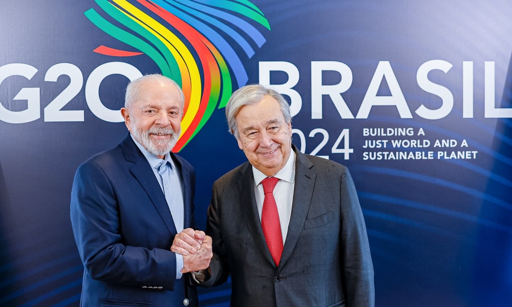 Presidente da República, Luiz Inácio Lula da Silva, durante Reunião com o Secretário-Geral da Organização das Nações Unidas, António Guterres