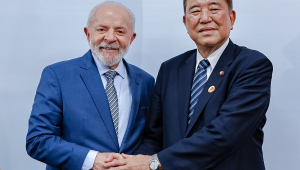 Presidente da República, Luiz Inácio Lula da Silva, durante Reunião com o Primeiro-Ministro do Japão, Shigeru Ishiba