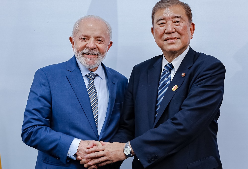 Presidente da República, Luiz Inácio Lula da Silva, durante Reunião com o Primeiro-Ministro do Japão, Shigeru Ishiba