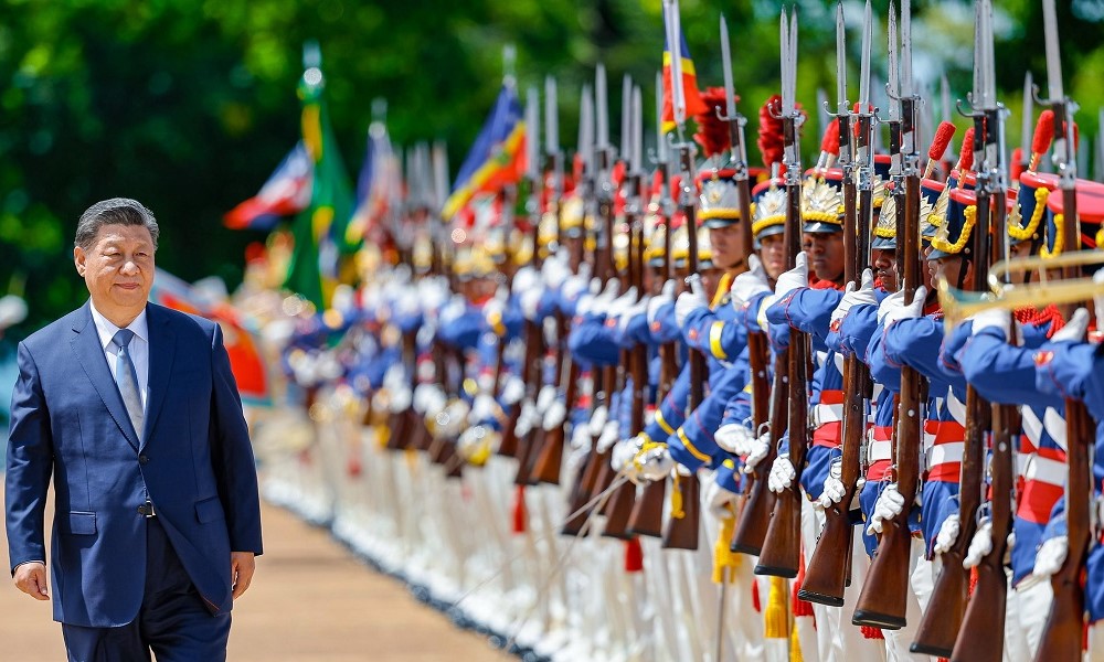 Cerimônia oficial de chegada do Presidente da República Popular da China, Xi Jinping