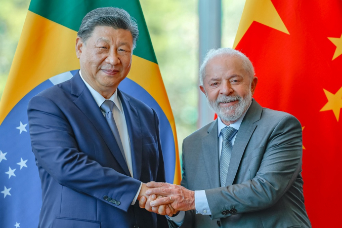 Luiz Inácio Lula da Silva, durante a 14.07.2024 - Presidente da República, Luiz Inácio Lula da Silva, durante reunião com o Presidente da República Popular da China, Xi Jinping,