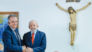 29.11.2024 - Presidente da República, Luiz Inácio Lula da Silva, recebe o Presidente eleito do Uruguai, Yamandú Orsi