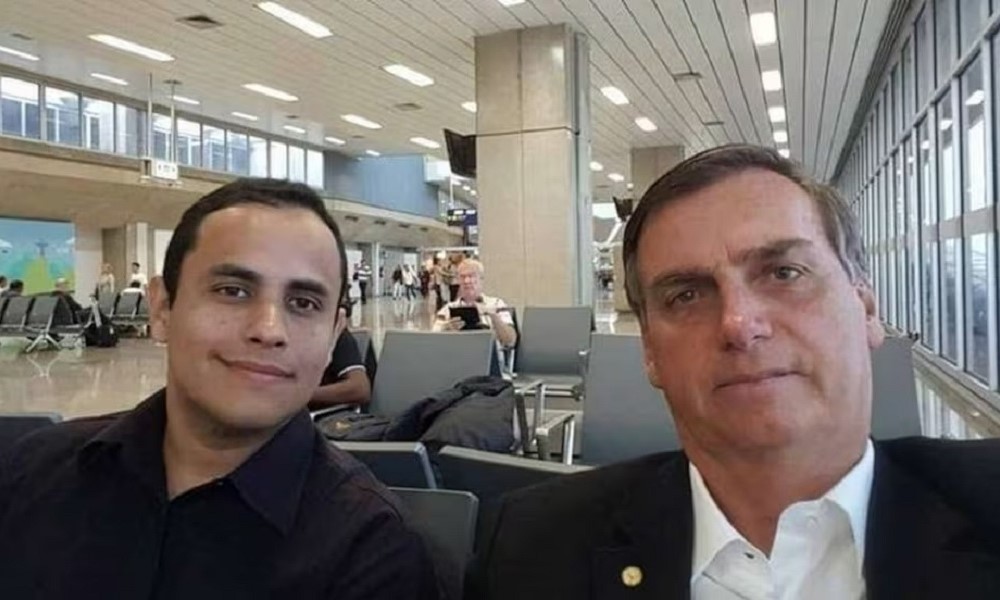 Tércio Arnaud Tomaz e Jair Bolsonaro