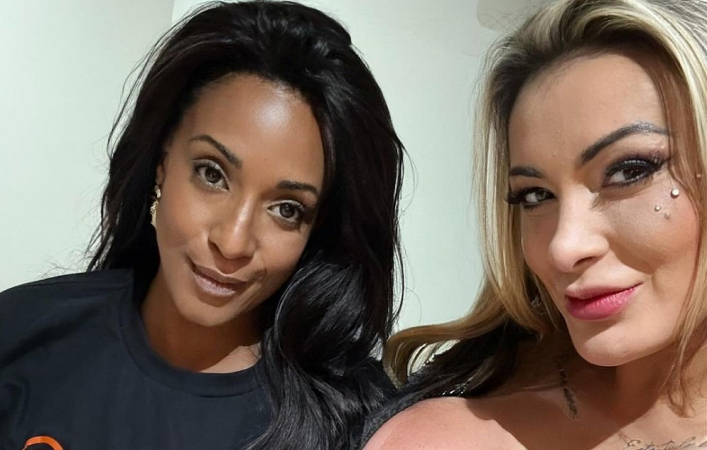 Andressa Urach e Beatriz, ex-sogra