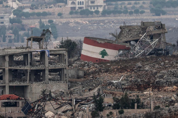 Destruction in southern Lebanon as Israel-Hezbollah ceasefire holds