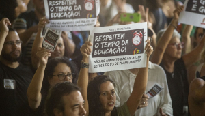 ESCOLA-RIO DE JANEIRO-PROTESTO-MANIFESTAÇÃO