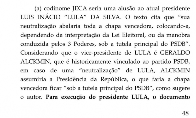 documento golpe de estado contra alckmin