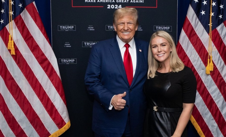 Trump nomeia Karoline Leavitt como secretária de imprensa da Casa Branca