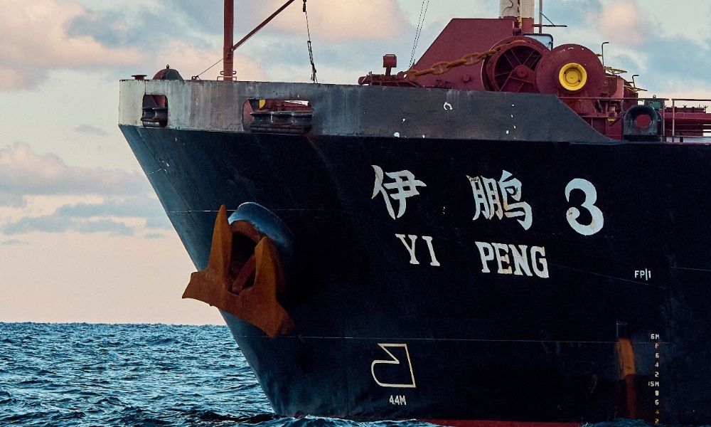 navio chinês yi peng