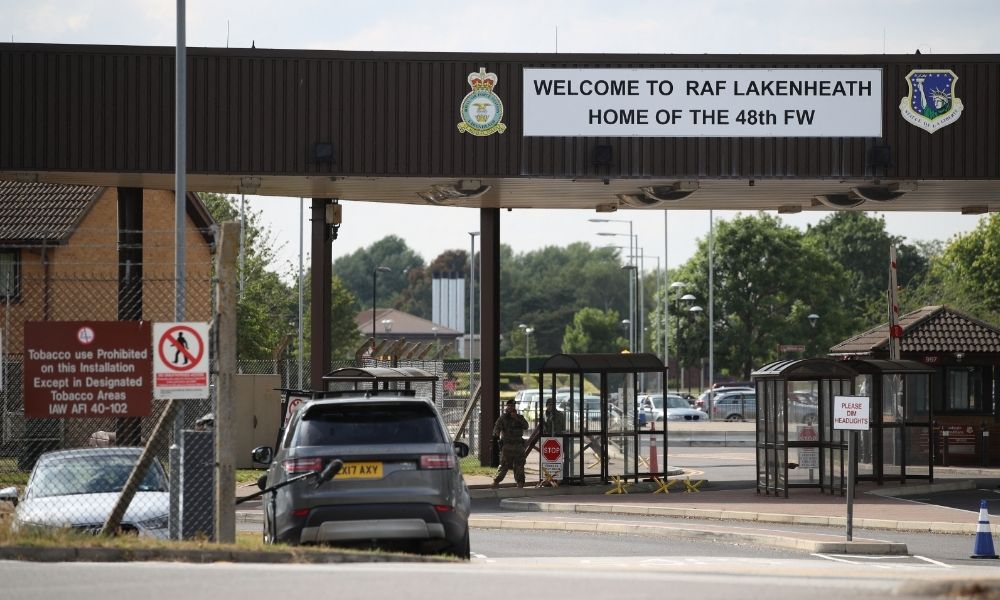 RAF Lakenheath base dos eua na inglaterra