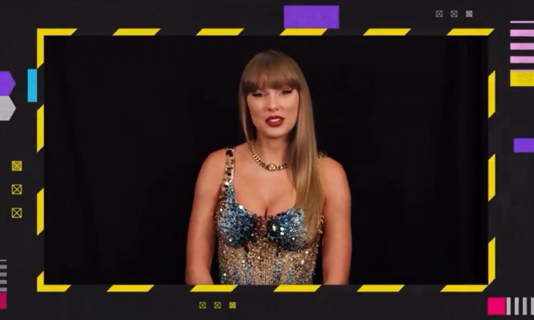 Taylor Swift gravou vídeo de agradecimento pelos prêmios no MTV EMA