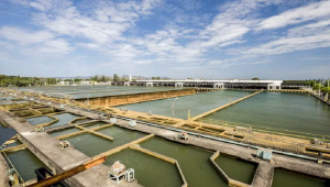 Estação de Tratamento de Água do Guandu, em Nova Iguaçu