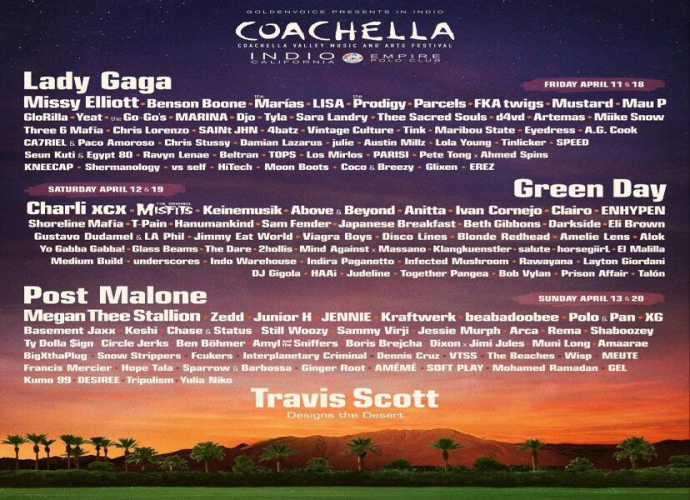 Coachella 2025 divulga line-up completo