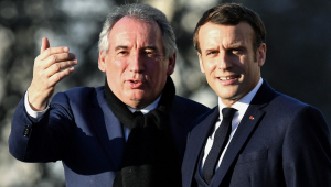 François Bayrou e Emmanuel Macron