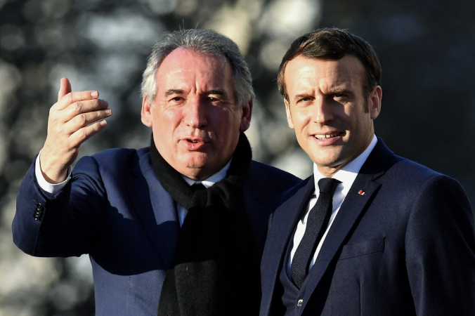 François Bayrou e Emmanuel Macron