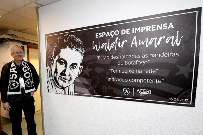 Espaço Waldir Amaral no estadio Nilton Santos. 16 de agosto de 2017, Rio de Janeiro, RJ, Brasil.