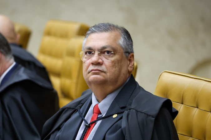 Ministro Flávio Dino, durante sessão plenária do STF