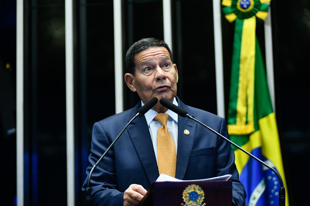 Plenário do Senado Federal durante sessão não deliberativa.