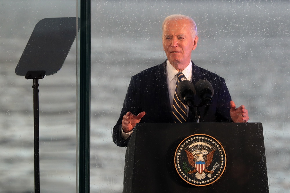 O presidente dos EUA, Joe Biden, faz um discurso no Museu da Escravatura em Luanda, Angola