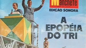 Capa da edição especial da revista "Manchete" sobre o tricampeonato do Brasil