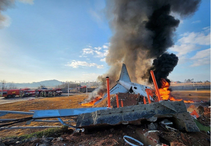 Acidente aéreo na Coreia do Sul deixa 28 mortos e vários feridos