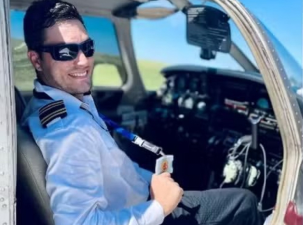 O piloto Rodrigo Boer Machado