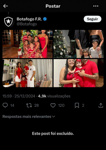 Il Botafogo confonde Óscar Romero con il fratello gemello del Corinthians e sbaglia il post di Natale