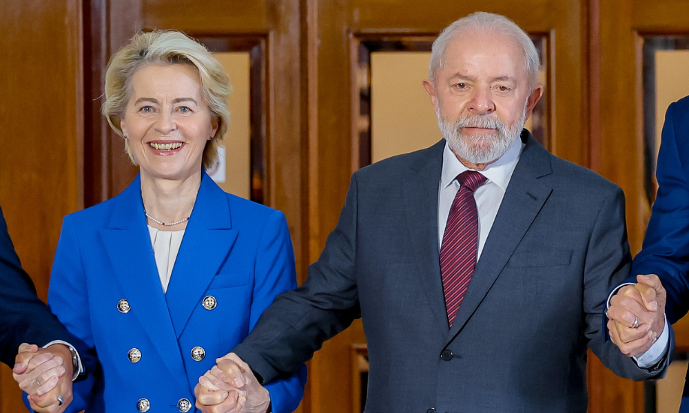 Lula e Ursula von der Leyen