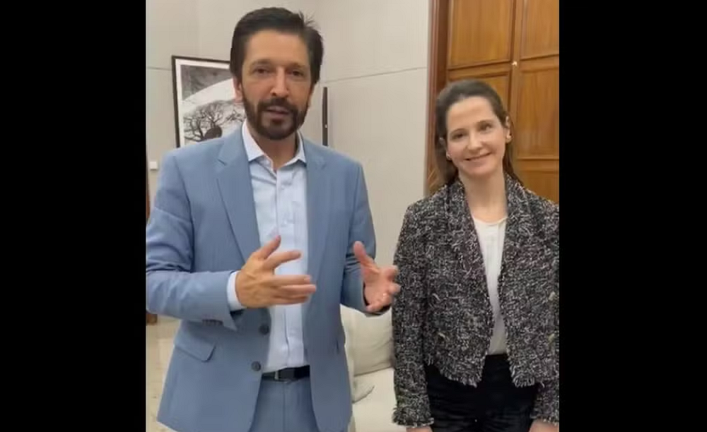 Ricardo Nunes e nova procuradora-geral do municipio