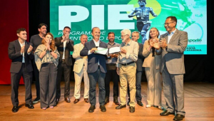 O governador Jorginho Mello participa do lançamento do PIE (Programa de Incentivo ao Esporte)