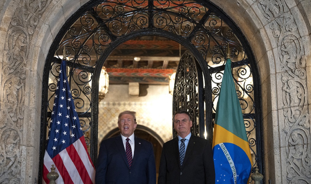 O presidente dos EUA, Donald Trump e Bolsonaro