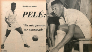 Pele revista Manchete Esportiva 1958