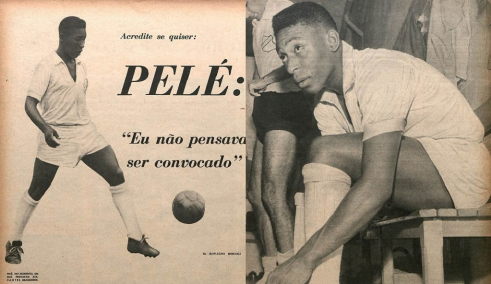 Perfis dos craques brasileiros da Copa de 1958 podem ser encontrados em revistas de época