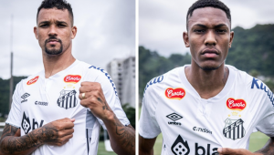 Os zagueiros Zé Ivaldo e Luisão, novos reforços do Santos