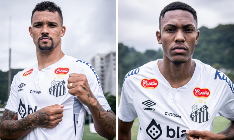 Os zagueiros Zé Ivaldo e Luisão, novos reforços do Santos