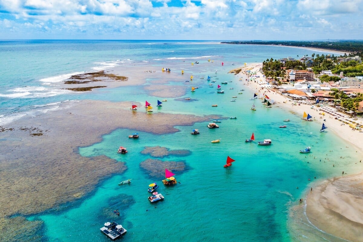 Porto de Galinhas tem paisagens naturais de tirar o fôlego 