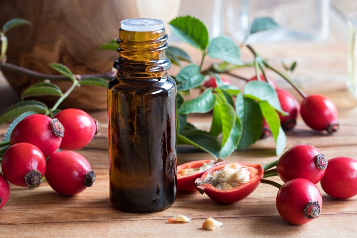 L'olio di rosa canina aiuta a curare la pelle in estate 