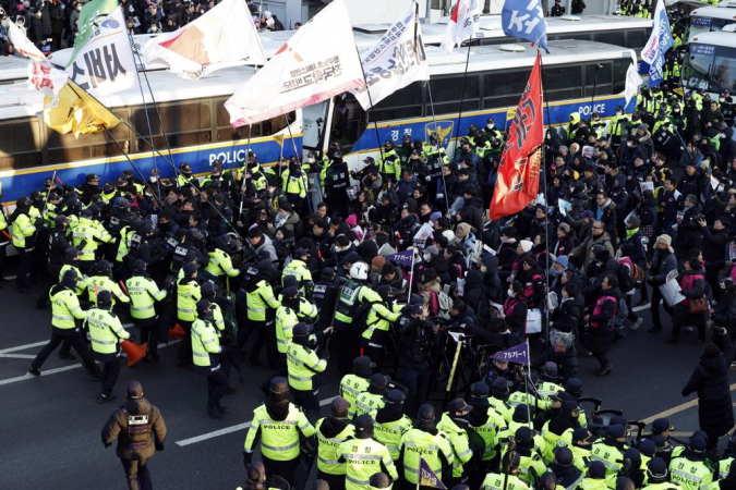 Proteste in Corea del Sud