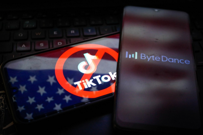 Imagem ilustrativa sobre banimentod o TikTok