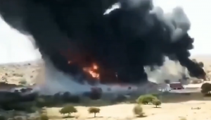 Vídeo captou o momento da explosão em tanque de gás no Iêmen