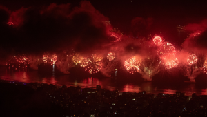 Queima de fogos Copacabana