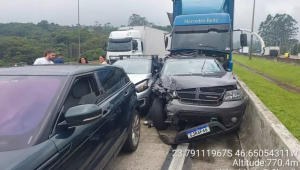 Engavetamento no Rodoanel em SP