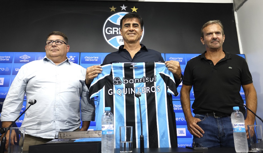 Gremio novo tecnico Gustavo Quinteros