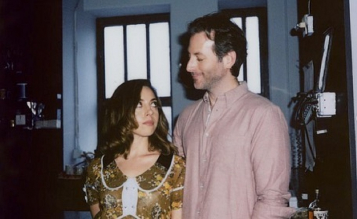 Aubrey Plaza e Jeff Baena em foto postada por ela no In stagram