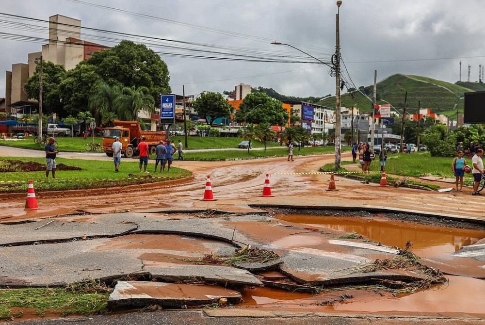 Chuva devastou a cidade de Ipatinga, em Minas Gerais